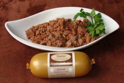 Fertiges Fleischmenü mit 55 Muskelfleisch
