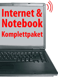 Internet Notebook Komplettpaket- Notebook nur 99 EUR