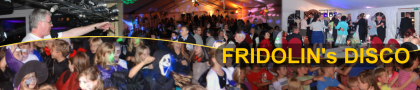Fridolins Disco spielt zu ihren Anlass