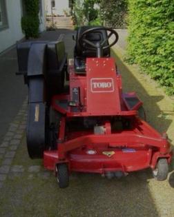 Rasenmäher TORO Modell Groundsmaster 118 mit Grasfangsystem
