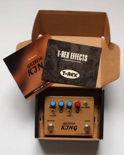 T Rex Gristle King Overdrive/Distortion Boost - Fußpedal für Gitarre