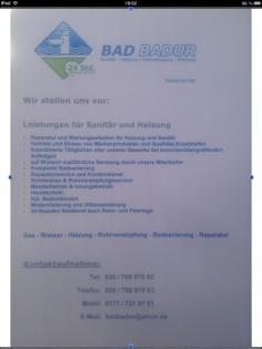 Gaswasser Installateur / Meister / 25 Jahre Berufserfahrung / Selbständig