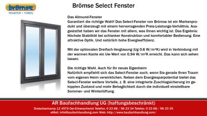 Brömse Select Fenster Beratung Verkauf Montage