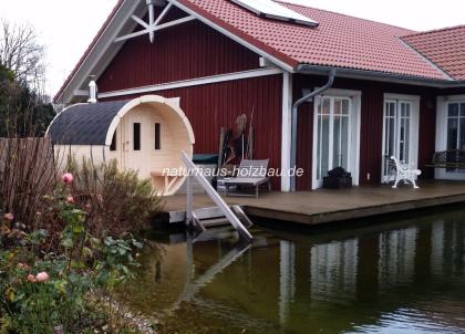 Saunafass Fasssauna Gartensauna Aussensauna Tonnensauna Saunatonne Sauna