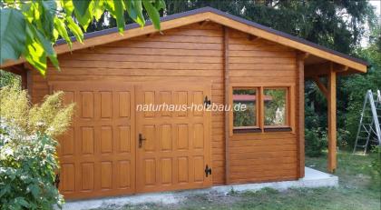 Blockbohlengaragen Garagen Holzgaragen Garagenbau Blockhäuser Gartenhäuser