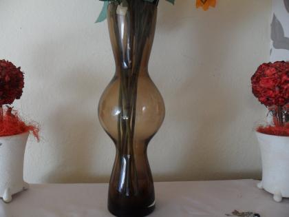Grosse Glasvase von Villeroy Boch Fb mokka