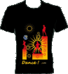 Leuchtende T-Shirts