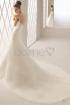 A Linie Organza trägerloses ärmelloses Brautkleid -Dameo. de
