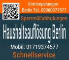 Sperrmülltaxi Berlin 3 5t. 14cbm pauschal 300 Euro oder 3cbm 80 Euro